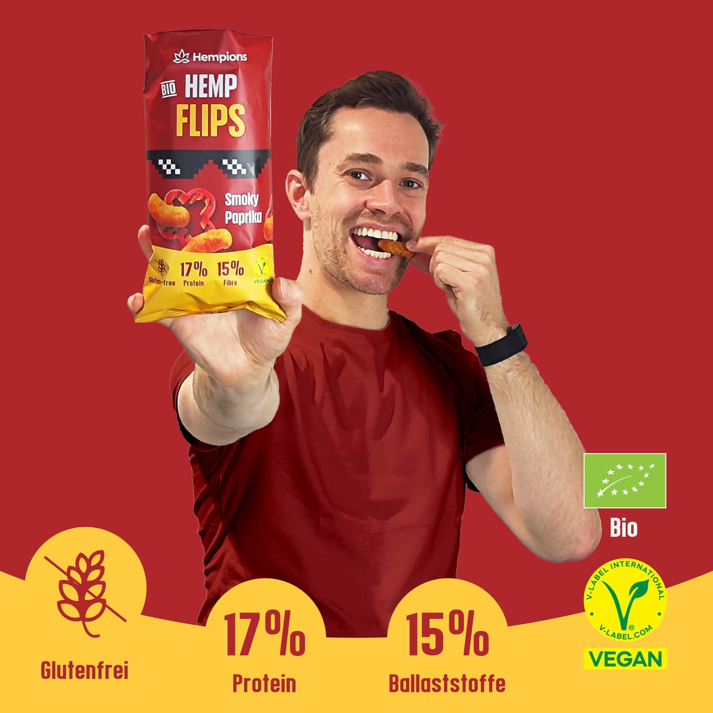 Bio Hemp Flips Smoky Paprika