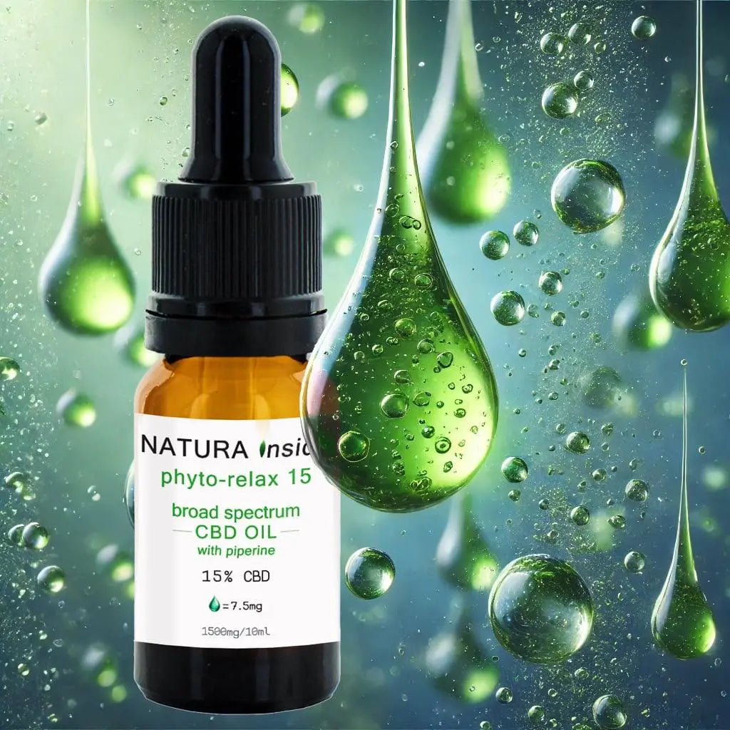 Natura Inside Full Spectrum Cannabis Oil – 15% CBD with Piperine, Gaia Series, 10ml